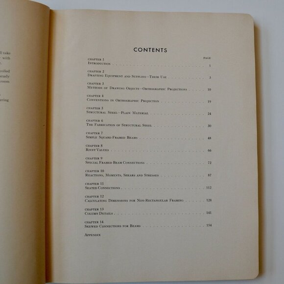 Structural Shop Drafting Volume 1 AISC 1st Edition 1st Printing 1950 - Picture 8 of 9